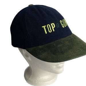 Vintage 90’s Top Gun Cap w/Leather Buckle Closure
